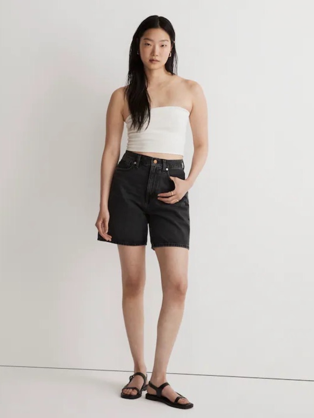 Madewell Baggy Jean Shorts NWT Reyburn Wash